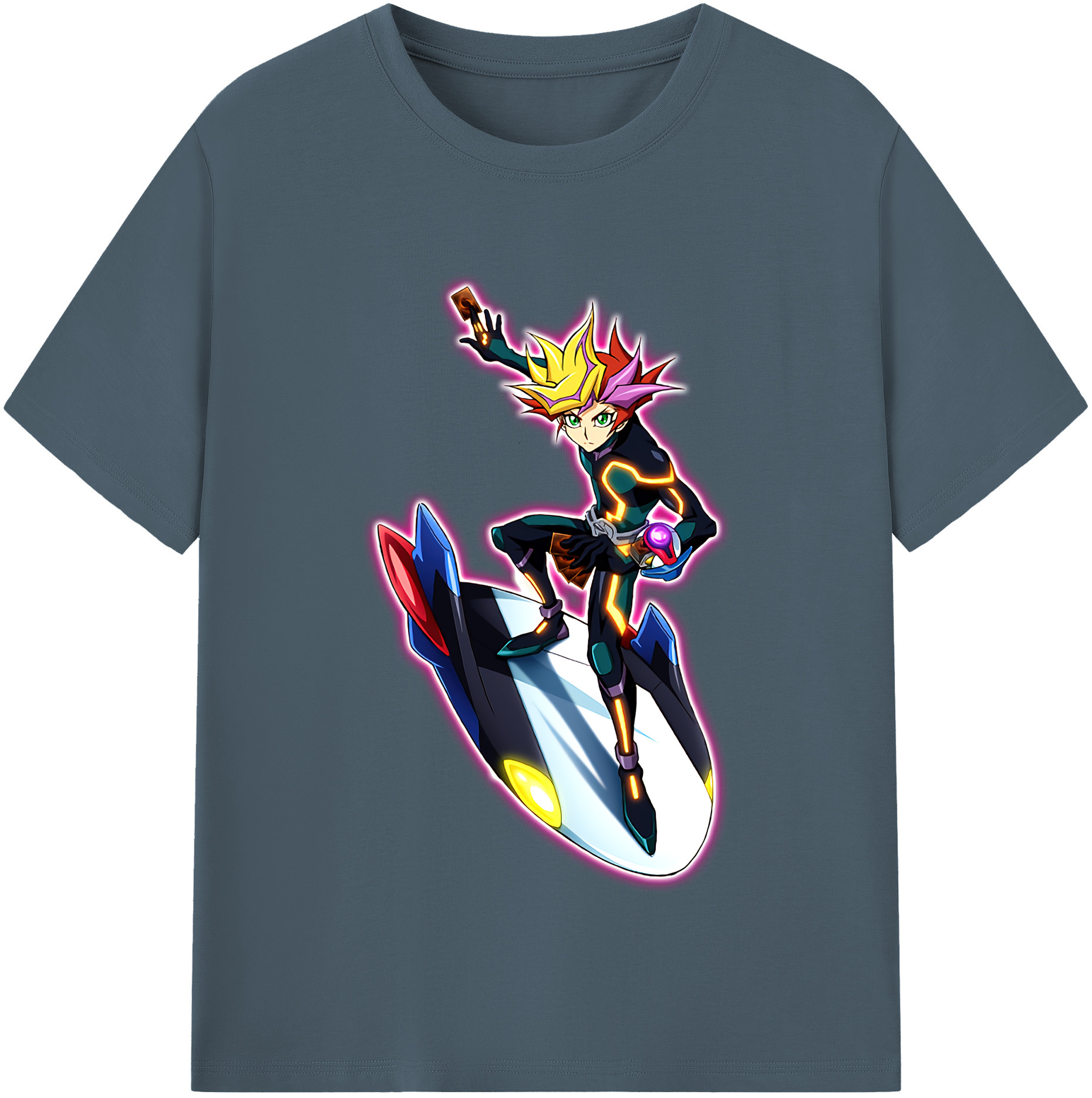 （画像用） 遊☆戯☆王 Yu-Gi-Oh! 綿100％半袖Tシャツ（フロントプリント）